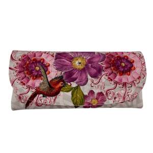 Bird Of Paradise - Velour Glasses Case With Microfiber Lining