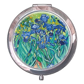 Irises 1889 - Van Gogh Pocket Mirror