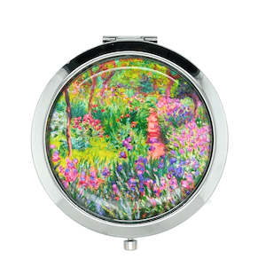 Artist's Garden at Giverny - Monet Pocket Mirror