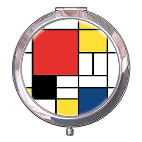 Clothing accessory: Composition 1930 - Mondrian Pocket Mirror