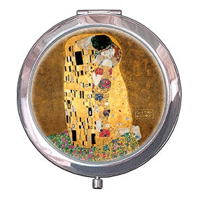 he Kiss 1907 - Klimt Pocket Mirror