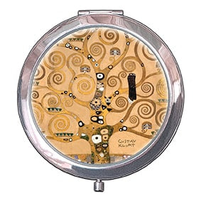 Clothing accessory: The Tree of Life 1909 - Klimt Pocket Mirror