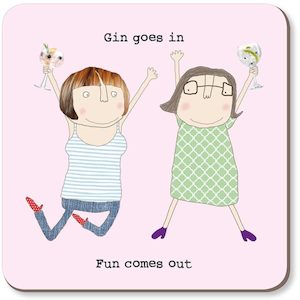 Clothing accessory: Rosie Made A Thing Gin Goes In Coaster