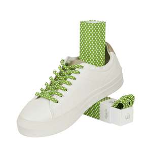 Sliwils 120 cm Lindy Fresh Green Print Shoelaces