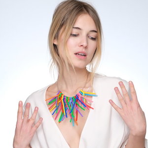 Clothing accessory: Samuel Coraux Boop Necklace - Multicoloured