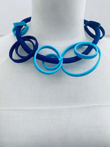 Samuel Coraux Spirale Necklace - Bleu Mix