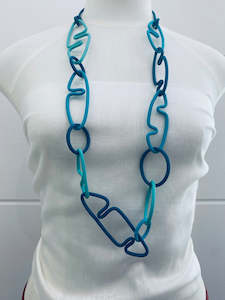 Samuel Coraux Aztec Necklace - Multicolour Bleu, Turquoise, & Aqua