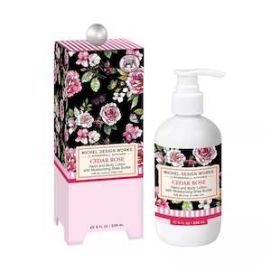 Clothing accessory: Michel Design Works Cedar Rose Hand & Body Lotion