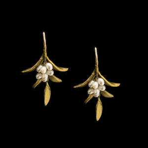 Michael Michaud Flowering Myrtle Dangle Earrings With Freshwater Pearls - 4826BZWP