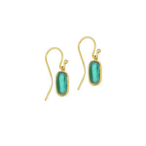 Michael Vincent Michaud Geo Bubble Wire Earrings - 1236B Aqua