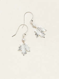 holly yashi silver sugar maple earrings