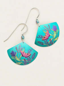 Holly Yashi Teal Garden Whimsey Earrings