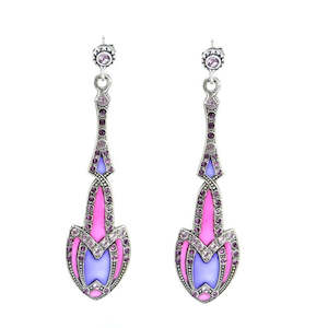 Au Bout Des Reves Art Deco Earrings - 18432-06/04