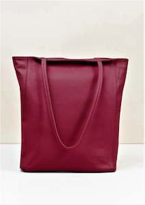 La Lupa Roma Luna Tote/Shoulder Bag - Burgundy