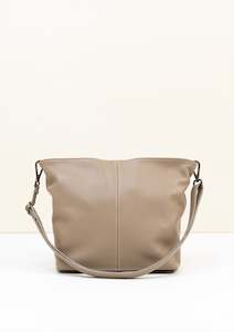 La Lupa Roma Lola Shoulder/Crossbody Bag - Taupe