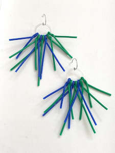 Samuel Coraux Boop Earrings - Bleu/Vert