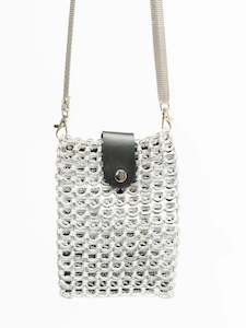 Escama Studio Cellphone Smart Crossbody/Shoulder Bag - Silver/Gray