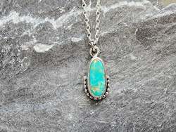 Turquoise pendant - Kingman