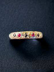 Jewellery: Supernova Band - Ruby + Spinel