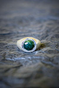 Pounamu signet ring #2