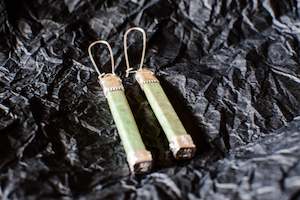 Light green Pounamu drops