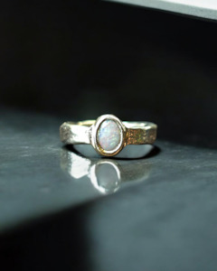 Sterling Opal ring