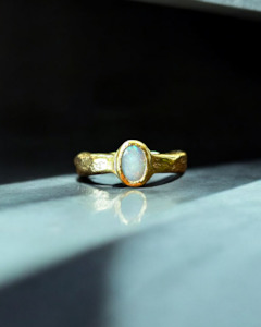 Gold Opal ring