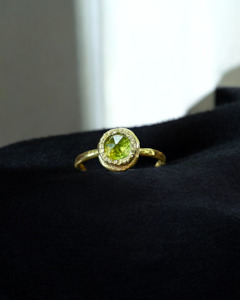 Gold Peridot ring