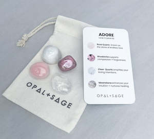 Candle: Adore | Love Crystal Kit