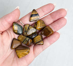 Tigers Eye Tumble | Courage