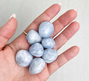 Blue Calcite Tumble | Creativity