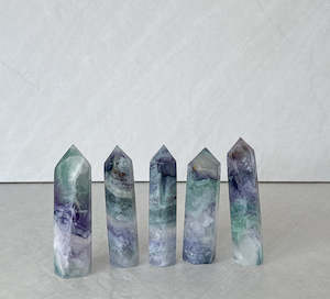 Rainbow Fluorite Towers | Intuition