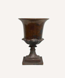 French Country Celestino Urn Dark Bronze Small