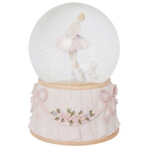 Children's Snow Globe with Ballerina & Dog