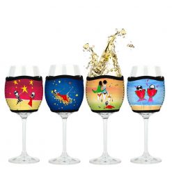 Imagine Ellie Wine Glass Coolers (Standard White Glass)