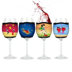 Imagine Ellie Wine Glass Coolers (Large Red Glass)