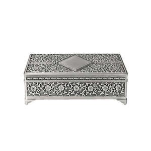 Jewellery Box Diamond in Pewter Finish 7"