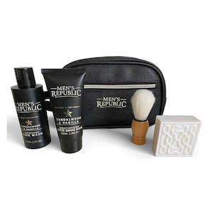 Men's Republic Grooming Kit - 4pc Cleansing in Toiletry Bag