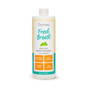 Oxyfresh Fresh Breath Freshmint Mouthwash 473ml