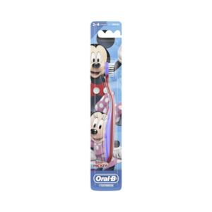 ORAL B Stages 2 Toothbrush 2-4 Yrs Mickey Mouse