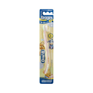 ORAL B Stages 1 Baby Pooh Toothbrush 4-24 Months