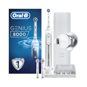 ORAL-B Genius Series 8000 Silver Electric Toothbrush