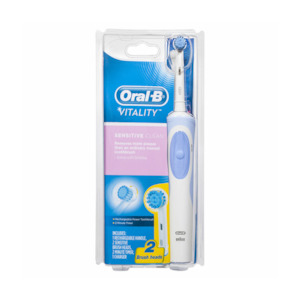 Oral B Electric Toothbrushes Baby Toothbrush Refill Brush Head Oral Health Nz: ORAL B Vitality Sensitive Clean Power Toothbrush