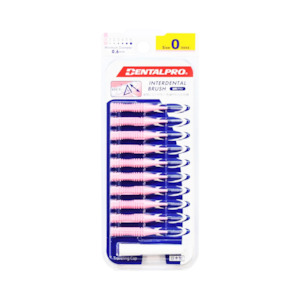 Interdental Brushes: DENTALPRO Interdental Brush #0 Pink Pack of 10