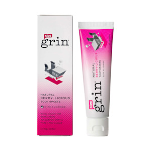 Grin: Gin Kids Natural Berry-licious Toothpaste with Fluoride 70g