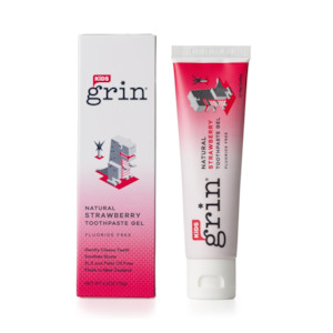 Grin: Grin 100% Natural Kids Toothpaste Strawberry Flavour 70gm