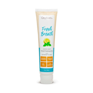 Oxyfresh Fresh Breath Lemon Mint Non-Fluoride Toothpaste 142g