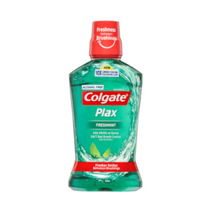 Bad Breath: Colgate Plax Freshmint Alcohol Free 500ml Mouthwash