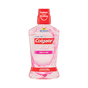 Colgate Plax Gentle Mint Alcohol Free 500ml Mouthwash