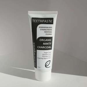 We Love Organics Minty Charcoal Teethpaste (Toothpaste) 100g